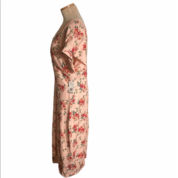 Alexia Admor Naomi Surplice Neck Sheath Dress NWT - Picture 9 of 11